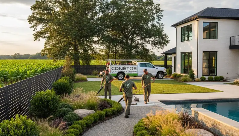 Greenville, NC landscaping service for residential and commercial lawn care and landscape maintenance