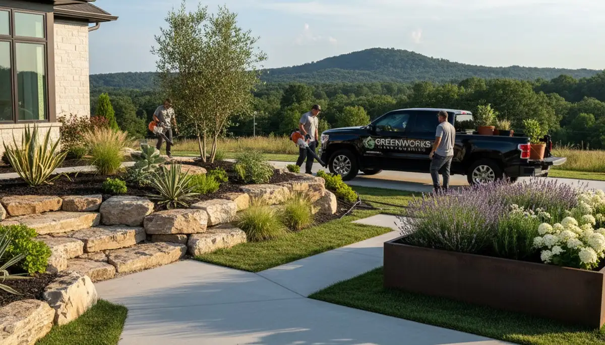 Landscaping team serving Greenville, NC with professional lawn and landscape care