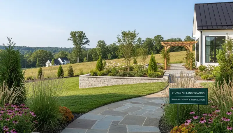 Landscaping team serving Greenville, NC with professional lawn care and outdoor maintenance