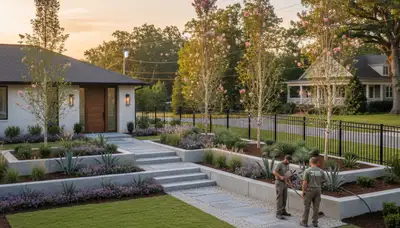 Professional landscaping service in Greenville, NC for residential and commercial properties