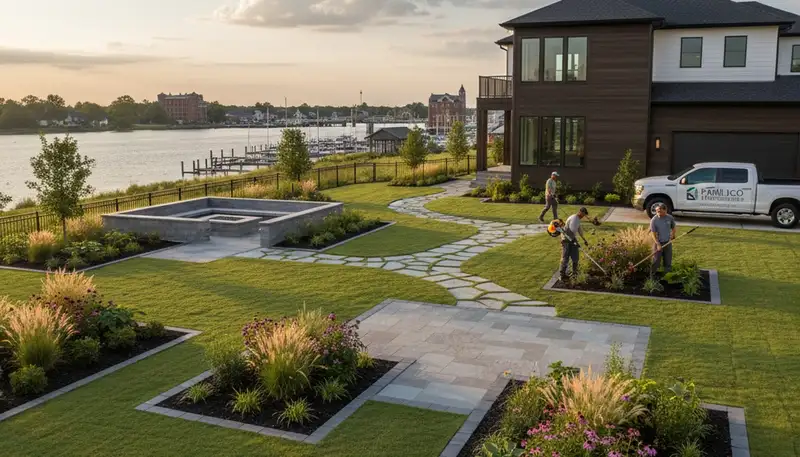 Professional landscaping service in Greenville, NC for residential and commercial properties