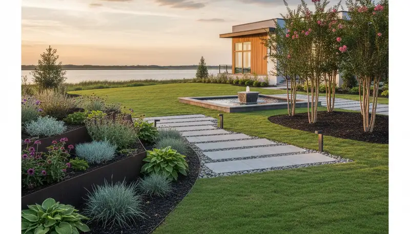 Landscaping crew serving Greenville, NC with professional yard maintenance services